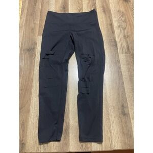 ZYIA  Pants, Women's Size 6-8, Black, Leggings, Athletic Wear, Ripped